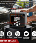 Heavy Duty Dual Battery Isolator Kit with LED display showing battery voltages for truck camping, towing, and off grid adventures.
