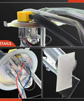 High Capacity Direct Fit Electric Fuel Pump Assembly Module With Sender For Buick Century Chevy Celebrity Oldsmobile Cutlass Pontiac 6000 close-up detail with wiring and sender.