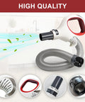 Replacement Hose Handle For Shark Rotator Lift Away Upright Vacuums Pro Series Works With NV500 NV501 NV502 NV503 shown with attachments
