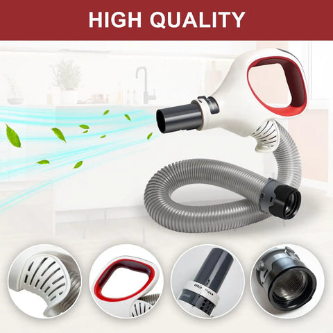 Replacement Hose Handle For Shark Rotator Lift Away Upright Vacuums Pro Series Works With NV500 NV501 NV502 NV503 shown with attachments