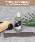 Derby Car Weight Kit With 3 Oz Adhesive Tape Weights, Cut-To-Fit Flexible Weights, And 40 Ml Graphite Lubricant Powder for Tune-Up