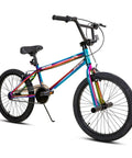 Gemsbok 20 Inch Kids BMX Bike for Boys and Girls Ages 7 to 12, Freestyle Starter Ride With Dual Hand Brakes, Oil Slick Finish