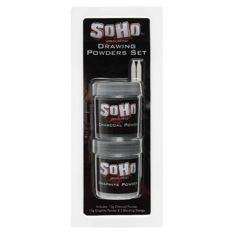 Urban Artist Graphite And Charcoal Powder 15 Gram For Soft Shading And Rich Pigment In Drawings packaging front view
