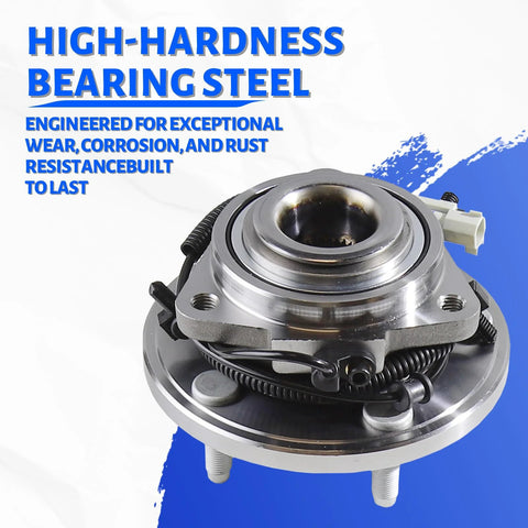 Front Wheel Bearing Hub Assembly With 5-Lug ABS For Jeep Grand Cherokee 2005-2010 And Jeep Commander 2006-2010 Replacement Hub