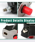 Heavy Duty Push Button Circuit Breaker Replacement Compatible With Mercury Mercruiser Volvo Penta Quicksilver Sierra Marine Applications Straight Fix Works Like A Champ 88-11178A01 close-up view of connections and push button