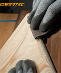 Pro Grade Emery Cloth Sandpaper Roll 120 Grit 1.5 In X 10 Yards Aluminum Oxide Abrasive for woodworking on wood surface.