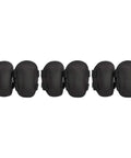 Non Marring Polyester Cap Knee Pads With Cushioned Foam Interior, Heavy Duty Work Gear, Adjustable One Size Fits All, Black, 3 Pack