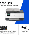 OfficeJet Pro Wireless All-In-One Color Inkjet Printer For Home Office With Print Scan Copy Fax Auto Duplex ADF AI Enabled Tech 3 Month Instant Ink Trial Included with ink cartridges and power cord