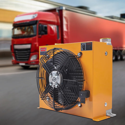 60W Hydraulic Oil Cooler With 110V Fan For Construction Equipment And Mobile Machines, 100L/Min Flow, Thermal Flow Heat Exchanger Radiator, Heavy Duty Cooling System Built For Tough Jobs With Durable Aluminum Core