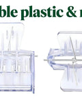 Six Piece Queen Bee Catcher Cage Set For Beekeeping With One Handed Use, durable plastic and metal construction, 2 cages visible