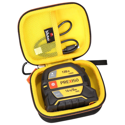 Mchoi Hard Carrying Case Fits for PREXISO 2-in-1 Laser Tape Measure, Digital Distance Meter, EVA portable case with tape.