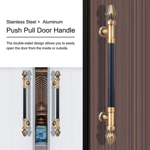 European Style Push Pull Sliding Door Handle Bar For Glass Doors Wood Doors And Barn Doors With Ergonomic Grip Rust Resistant Stainless Steel Aluminum Build Beast Mode Commercial Glass Door Grab Pulls