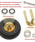 Beefed Up Heavy Duty Caster Wheels For Carts And Workbenches Top Plate Swivel And Fixed Casters With Quiet Rolling And Shock Absorption components