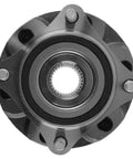 Top view of Beefy Front Wheel Bearing And Hub Assembly With Abs Sensor For 4WD Models Only Compatible With Toyota FJ Cruiser.