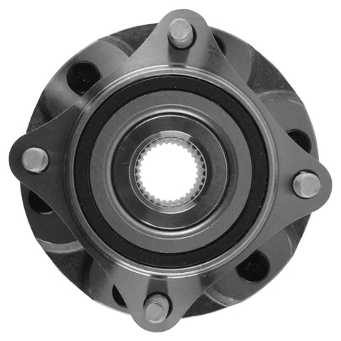 Top view of Beefy Front Wheel Bearing And Hub Assembly With Abs Sensor For 4WD Models Only Compatible With Toyota FJ Cruiser.