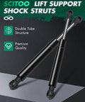 Nissan Sentra Trunk Lift Support Shocks Replacement 2007 2008 2009 2010 2011 2012 Heavy Duty Gas Struts 6429 PM328 SG425022