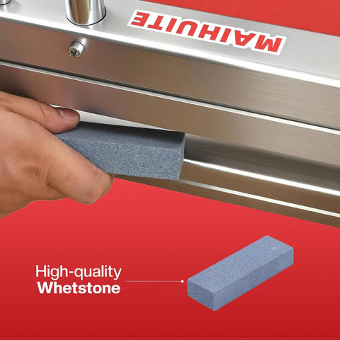 10 Mm All In One Vinyl Cutter Pro Floor Cutting Tool Ready Out Of The Box With A Heavy Duty One Piece Base No Assembly Ultra Rigidity For Clean Precise Vinyl Floor Cuts And Fast Hassle Free Projects. Hand using whetstone on cutter