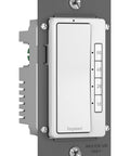 Radiant Digital Countdown Timer Rocker Light Switch For Home Lighting Control With Locator And Time Indicator White