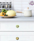 Fresh Ceramic Kitchen Cabinet Knobs And Dope Drawer Pulls For A Total Home Vibe Upgrade Pack Of Twelve Multi Red Heart Handpainted Handles For Cupboards And Furniture on a kitchen drawer