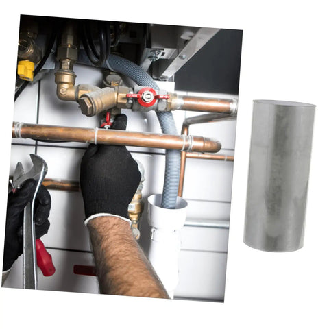 Water Pipe And Basin Seam Sealer Tape For Leak Repair Quick Fix Waterproof Mending Tape with ultra high adhesion shown with plumbing setup
