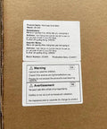 Box label for 30 Inch Handicap Grab Bars For Bathroom Safety Rail Set Built In Stainless Steel Wall To Floor Mounted Bath Grips
