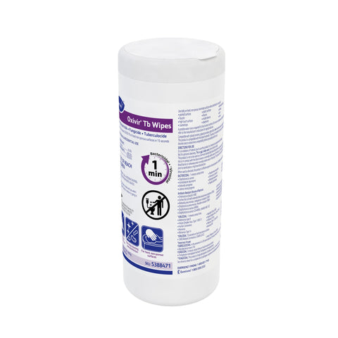 Disinfectant Wipes With Accelerated Hydrogen Peroxide Ready To Use Unscented 60 Wipes In Slim Canister for nonporous surfaces