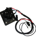 Delta-Q 48V Charger Receptacle for Golf Carts and Electric Vehicles, black connector with wires for battery charging port
