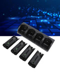 4 In 1 Remote Charger Dock With Four 2800mAh Rechargeable Batteries Simultaneous Charging Station For Game Remotes USB Dock