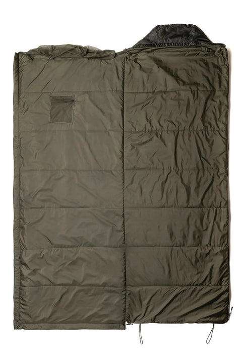 Ultralight Camping Sleeping Bag With Left Or Right Zip Compact Travel Ready Breathable Liner Zips Together For Two Olive Green