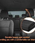 Black suede headliner fabric with 4mm foam backing, 98 x 60 inches, for car interior repair