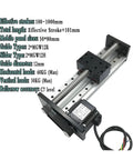 Heavy Duty Beefy Dual Rail Linear Guide System With Pulley Slide Stage 100 To 1000mm Stroke Side Sliding Table Kit
