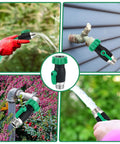 Built Tough 304 Stainless Steel Garden Hose Shut Off Valve With Full Flow Three Quarter Inch GHT No Bogus Flow 360 Degree Swivel Ball Valve For Easy Water Control And Quick Shutoffs on garden hose