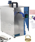 Pro Grade Jewelry Steam Cleaner Machine 1300W 2L Pro Jewelry Cleaning Steamer Stainless Steel Foot Pedal Control Auto Water Supply 220V