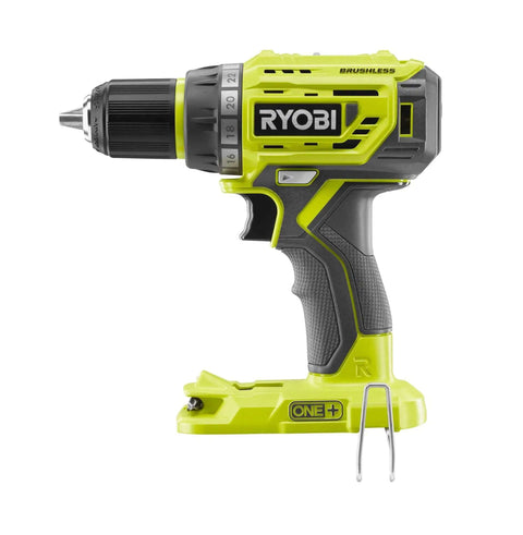 Badass 18V Brushless Cordless Drill With 13Mm Quick-Load Chuck And 24 Torque Settings For Crushing Wood Metal Ceramic And Tile Tasks No Drama Required Bare Tool Setup No Battery Or Charger In The Box.