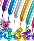 Metallic 260 Balloons Set, 100 Count Multicolor Latex Balloons For Birthday Parties, Anniversaries, Weddings And Other Festive Events