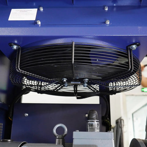 Heavy Duty 30HP Rotary Screw Air Compressor, 123 CFM At 125 PSI With 460V 3 Phase Power. Built For Continuous Industrial Use In Manufacturing Plants And Factories. Reliable Screw Compressor System Delivering Stable High Volume Airflow For CNC Machines