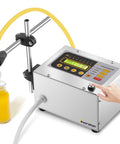 2-118 Oz Liquid Filler Machine With Anti Drip Nozzle Diaphragm Pump And Digital Control For Cosmetic Water Wine Makeup Remover Bottles High Flow One Percent Error Precision Easy Setup And Reliable Bottling That Gets It Done