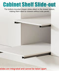 Smooth As Butter Undermount Drawer Slides With Bottom Mount Rails For Effortless Cabinet Makeovers Featuring Hidden Installation and Flawless Day To Day Operation Designed For Frameless Drawers Without Side Panels Or Extra Framing Required, showcasing integrated slide-out shelves.
