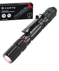 Rechargeable Pen Light 300 Lumen High Mode and 40 Lumen Low Mode EDC Pocket Flashlight with Clip IP67 Waterproof Type C Charging