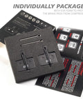 Packaging of Resin Bike Brake Pads For Shimano Deore B01S to M675 showing pads and manuals in foam box