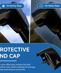 RV Awning End Cap Replacement Kit Compatible With Altitude And Compass Arm Hardware R001931006 in sunny and rainy conditions