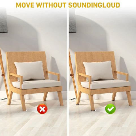 Before and after using Two Pack Anti Slip Pads Self Adhesive Silicone Rubber Mats For Furniture And Home Use 30x15 Cm Non Slip Protector Pads 2 mm Thick Grippy Furniture Foot Pads Sofa Table Cabinet Protector