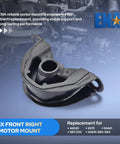 Heavy Duty Front Right Engine Motor Mount For Honda Acura El Integra Civic Crv 1994 To 2001 Shop Grade damping bracket close-up view.
