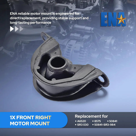Heavy Duty Front Right Engine Motor Mount For Honda Acura El Integra Civic Crv 1994 To 2001 Shop Grade damping bracket close-up view.