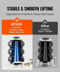 Beefy Triple Bag Air Jack For Cars, 3 Ton Pneumatic Lift With Six Steel Pipes, Raises Up To 17.7 Inches In 3 To 5 Seconds, Stable And Fast Lift Jack For Garage Auto Repair And Vehicle Maintenance