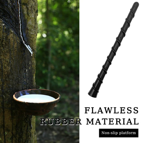 7 Inch Waterproof Spiral Car Antenna With Threaded Adapters Flexible Universal Mast Replacement showcasing rubber material.