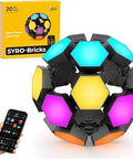Lit RGB Hexagon LED Light Kit With App Control 3D Modular Panels for Wall or Desktop