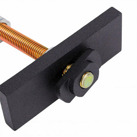 Heavy Duty Steel Needle Bearing Puller Tool Kit That Kicks Butt Removing Stubborn CV Axle Bearings From 8 Inch Clamshell Differentials Using Integrated Slide Hammer Design To Fix Front Axle Service Jobs Fast And Easy Without Messing Up Parts 18195, black steel puller