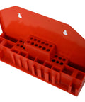 Red storage box for 58-Piece T-Slot Clamping Kit For Mills And Machinists Includes Cleaner And Tightening Wrench