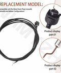 Remote Drain Plug Control Cable For Livewells And Baitwells, 8 Foot Marine Ballast System Cable To Open And Close From Console